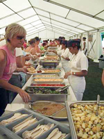 Hog Roast Serving Buffet