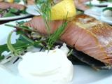 hot smoked salmon