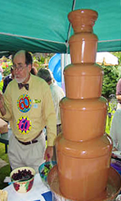 Chocolate Fountain at Wedding