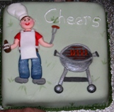 hog roast bbq birthday cake