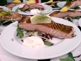 Hot Smoked Salmon Starter