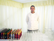 Wedding barman and drinks